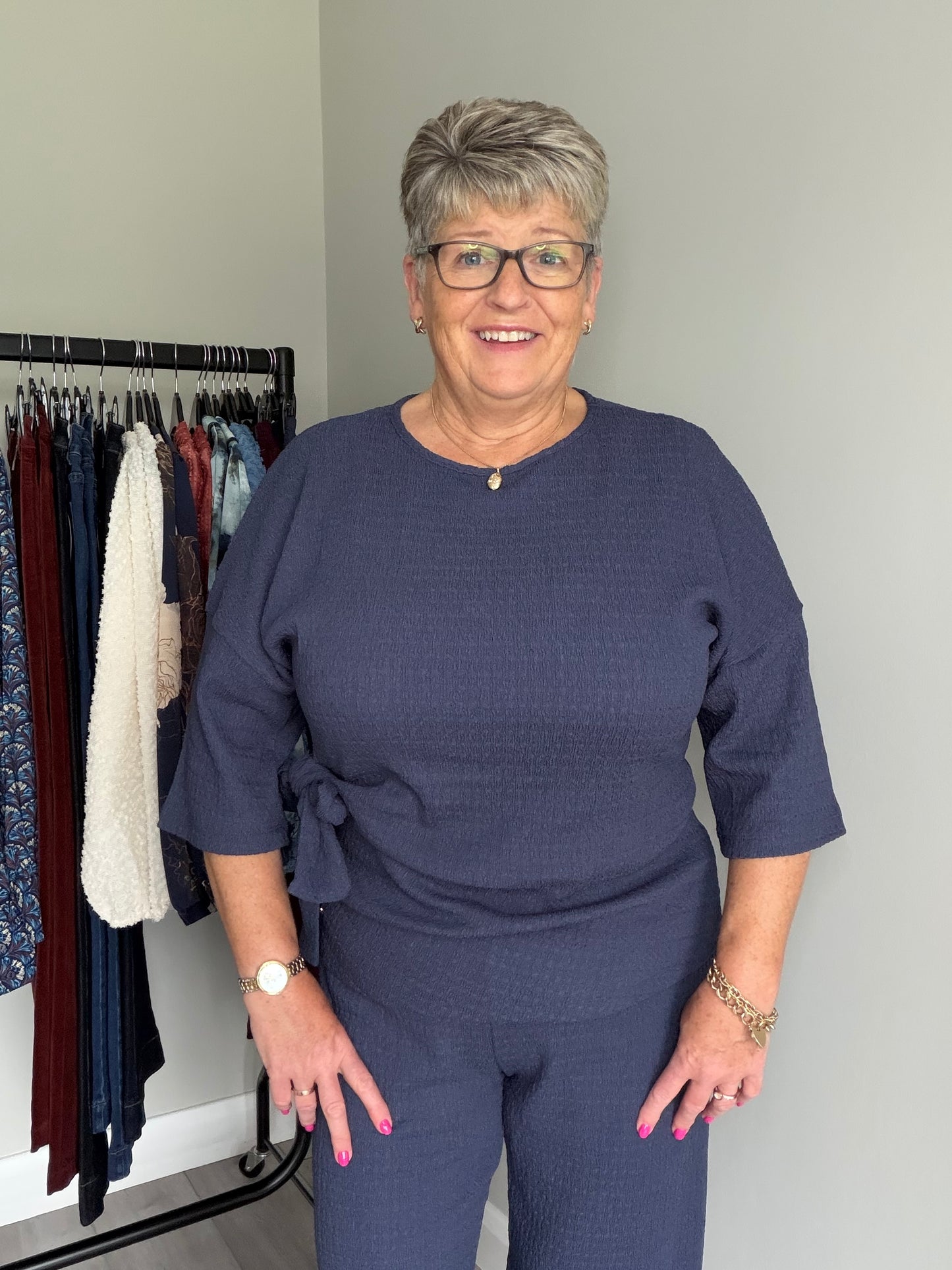 Rant & Rave Freya Textured Sea Storm Co-ord