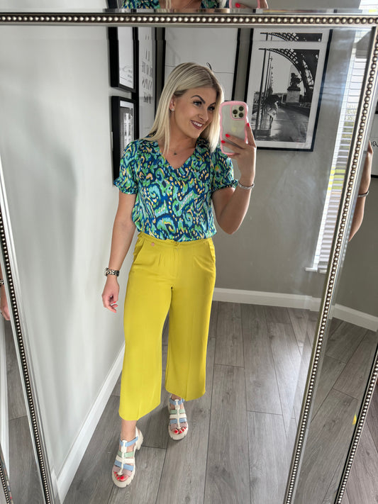 Rant & Rave Kala Mustard Culotte
