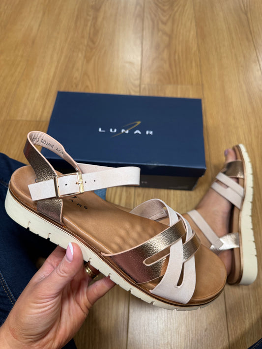 Lunar Jane Blush/Rose Gold Sandal