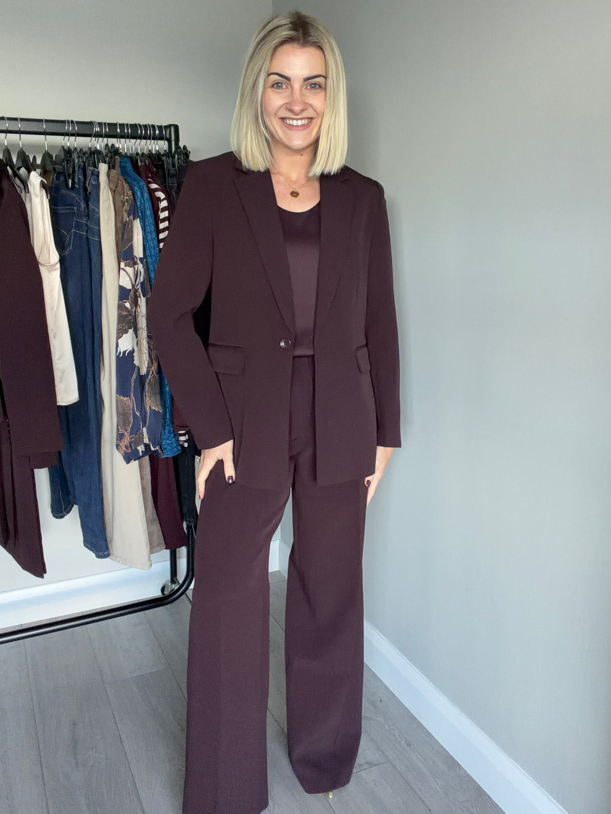 Rant & Rave Tabitha Aubergine Blazer
