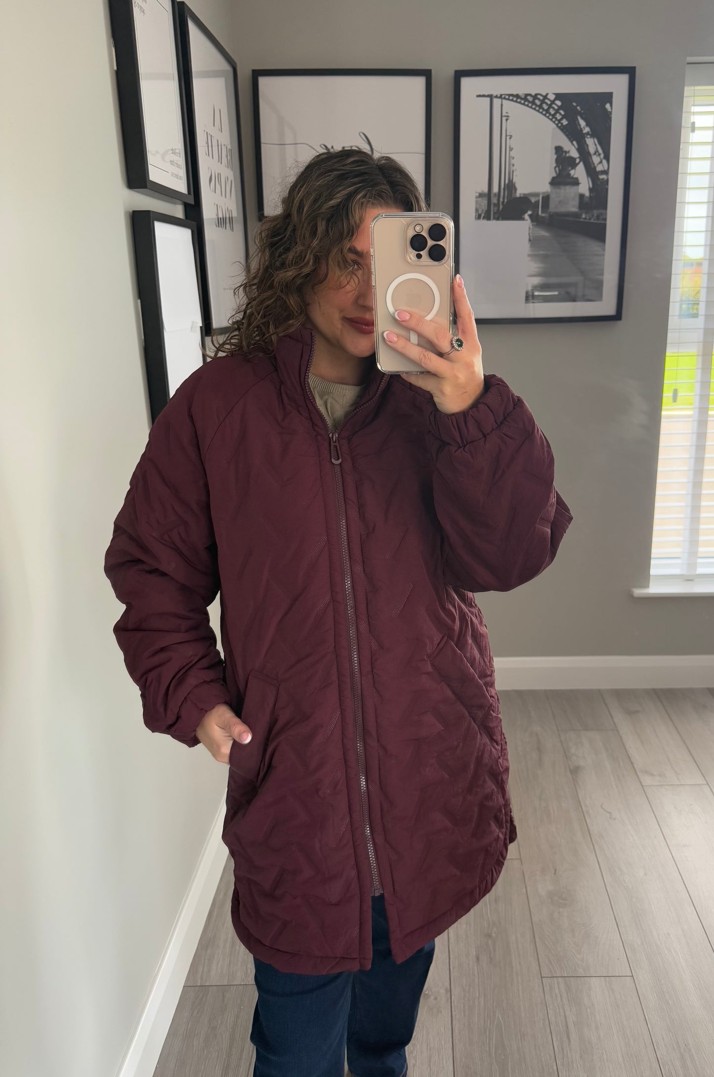 Freequent Burgundy Coat