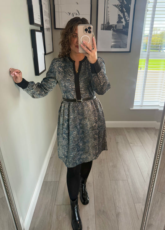 Rant & Rave Rosalynn Blue Dress