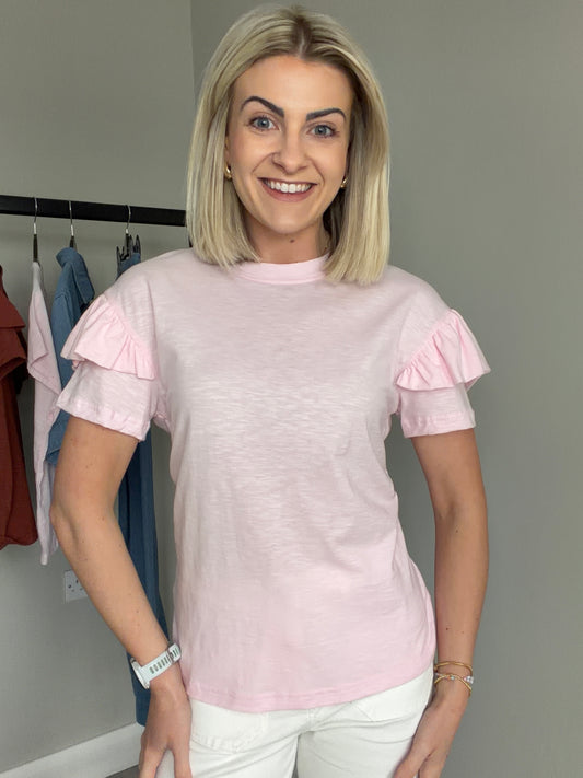 Kaffe KAerin Ballerina Flouce T-Shirt
