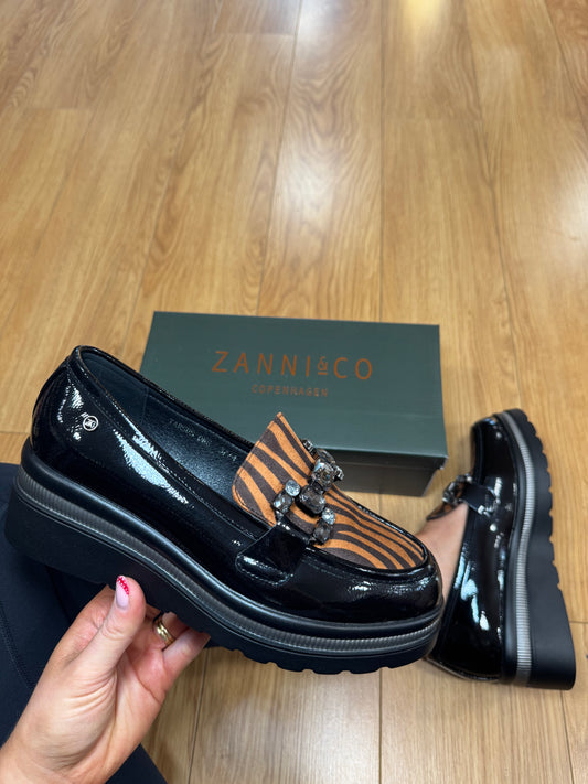 Zanni Tarsus Ink Tribe Wedge Loafer
