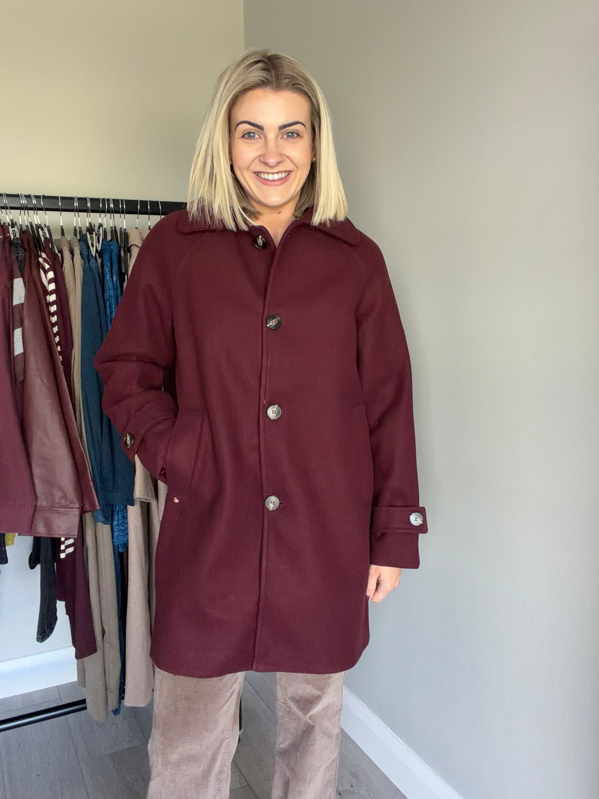 Rant & Rave Georgia Deep Port Coat
