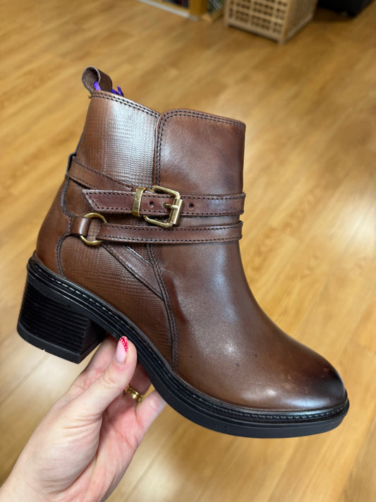 Lotus Dominika Brown Ankle Boot