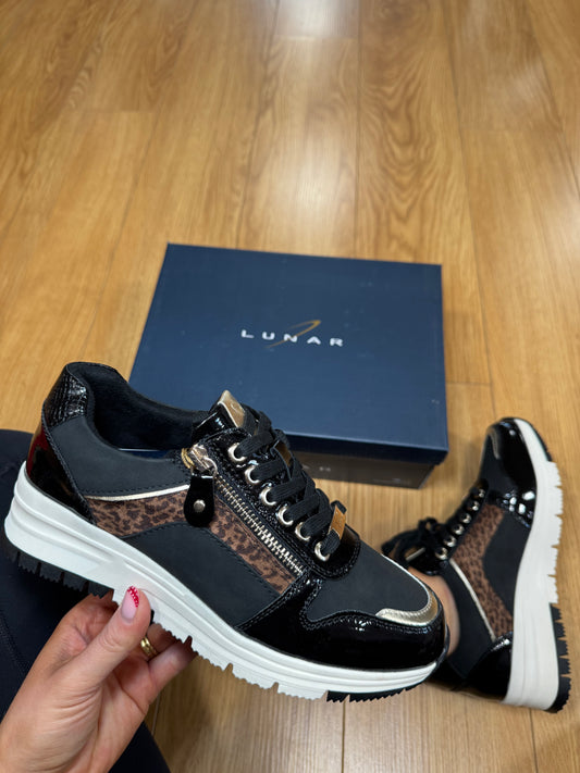 Lunar Kennedy Black/Leopard Trainer