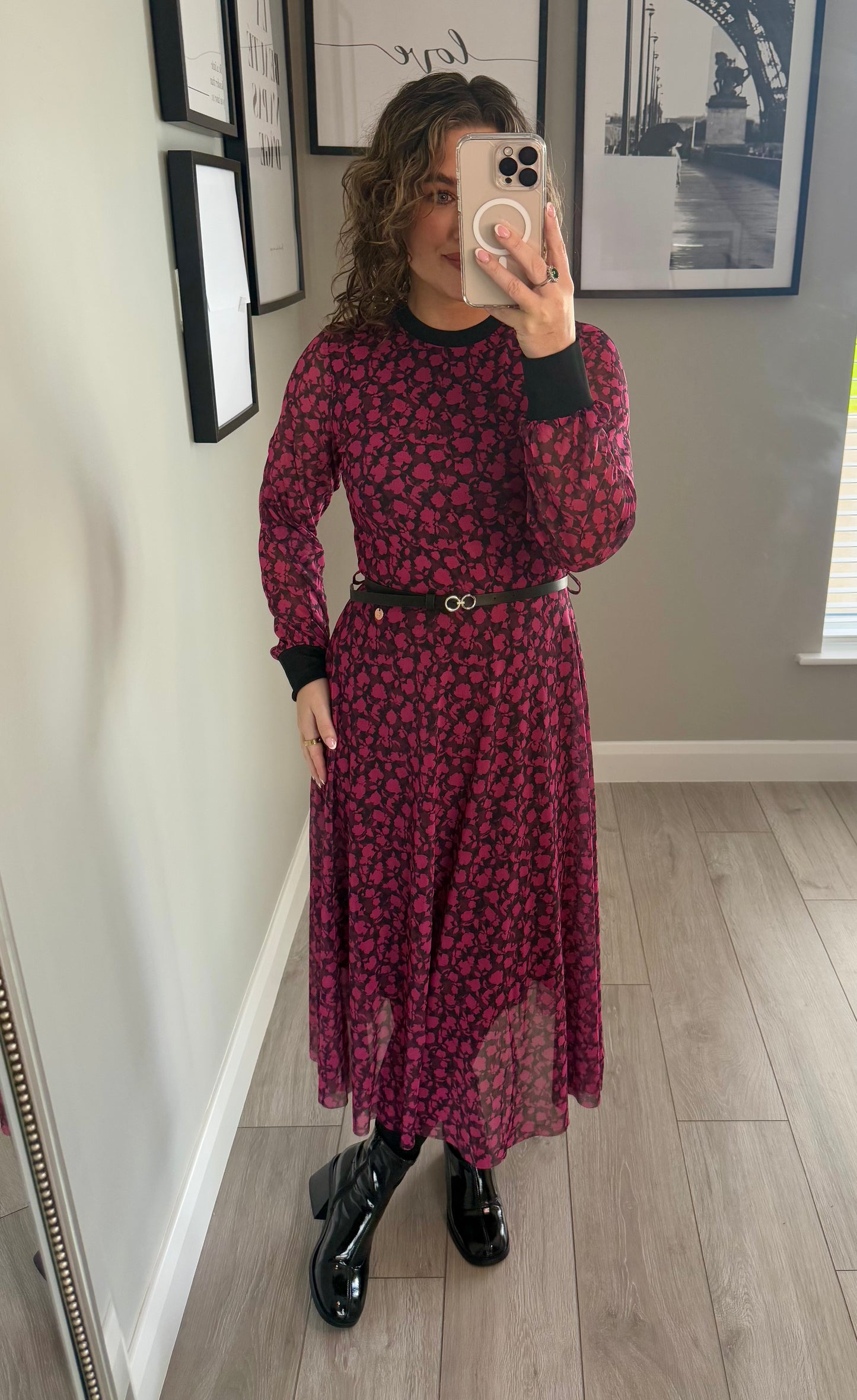 Rant & Rave Gwyneth Pink Dress
