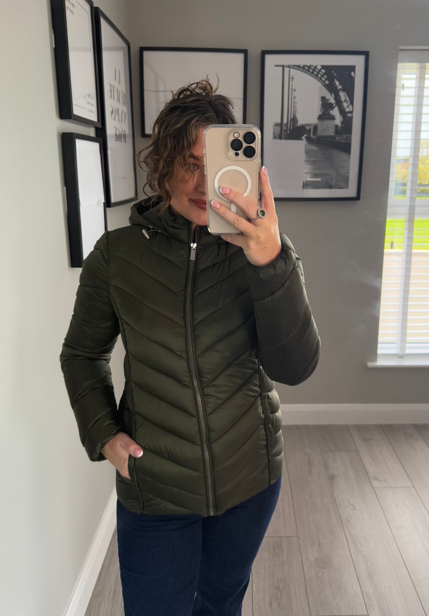 Emreco Olive Packaway Jacket