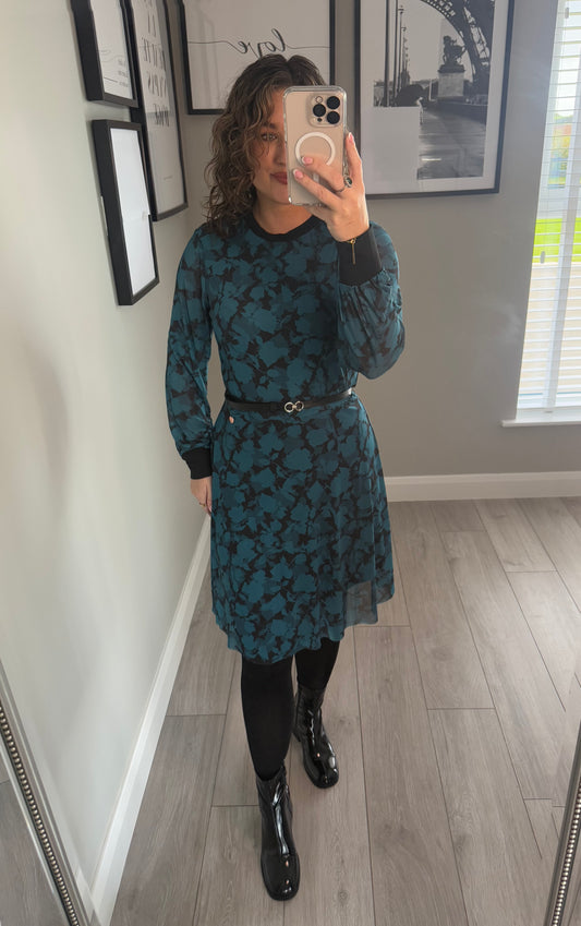 Rant & Rave Genie Teal Dress