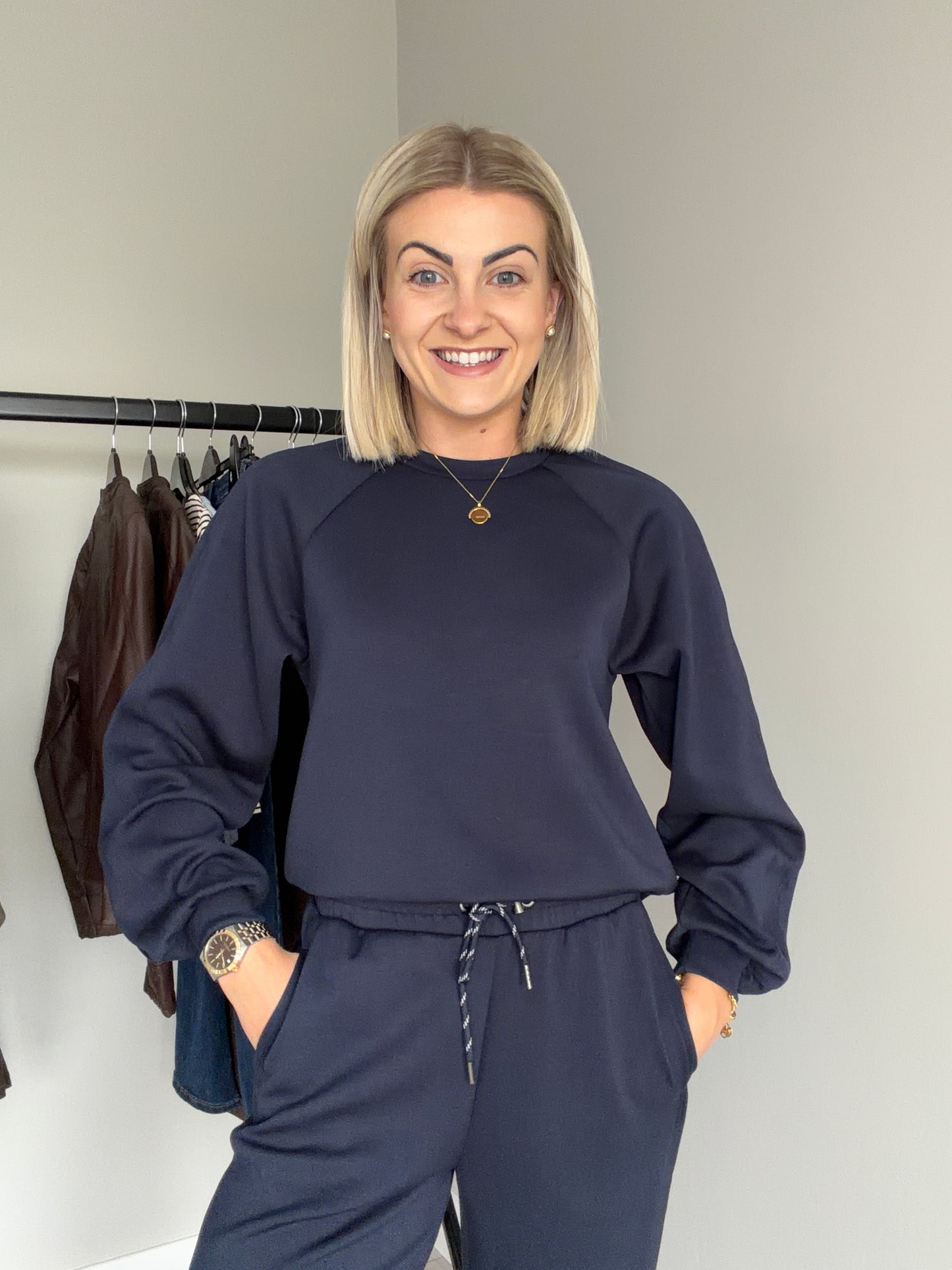 B.Young BYpusti Dark Sapphire Sweatshirt