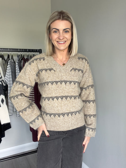 Kaffe KAsinora Desert Taupe Pullover
