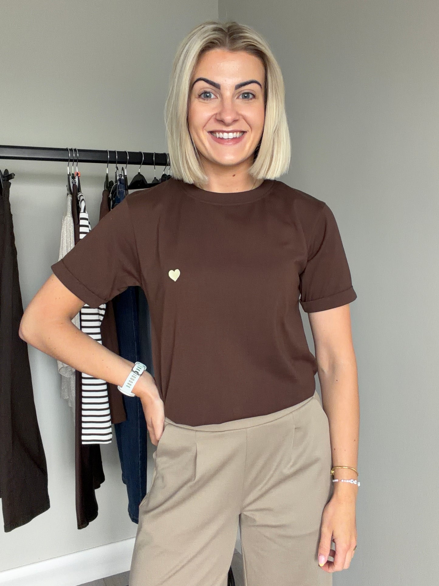 Kaffe KAheart Coffee Bean/Sunlight T-Shirt