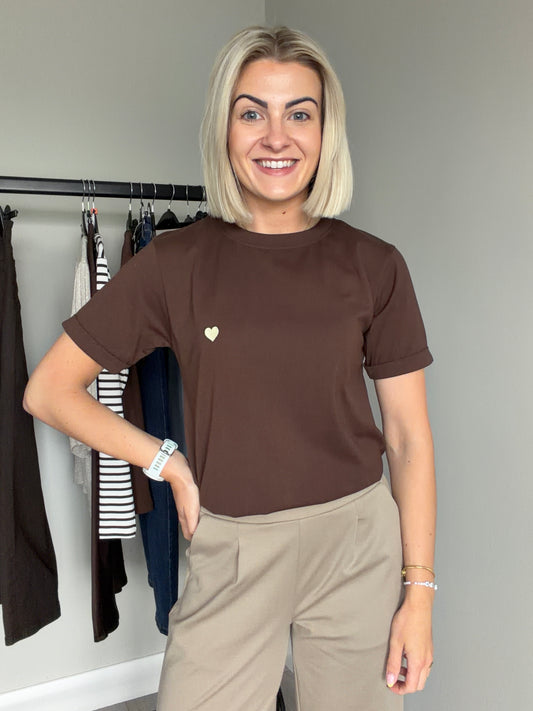 Kaffe KAheart Coffee Bean/Sunlight T-Shirt