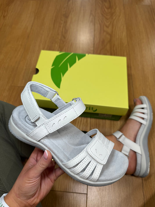 Free Spirit Maddy White Velcro Sandal