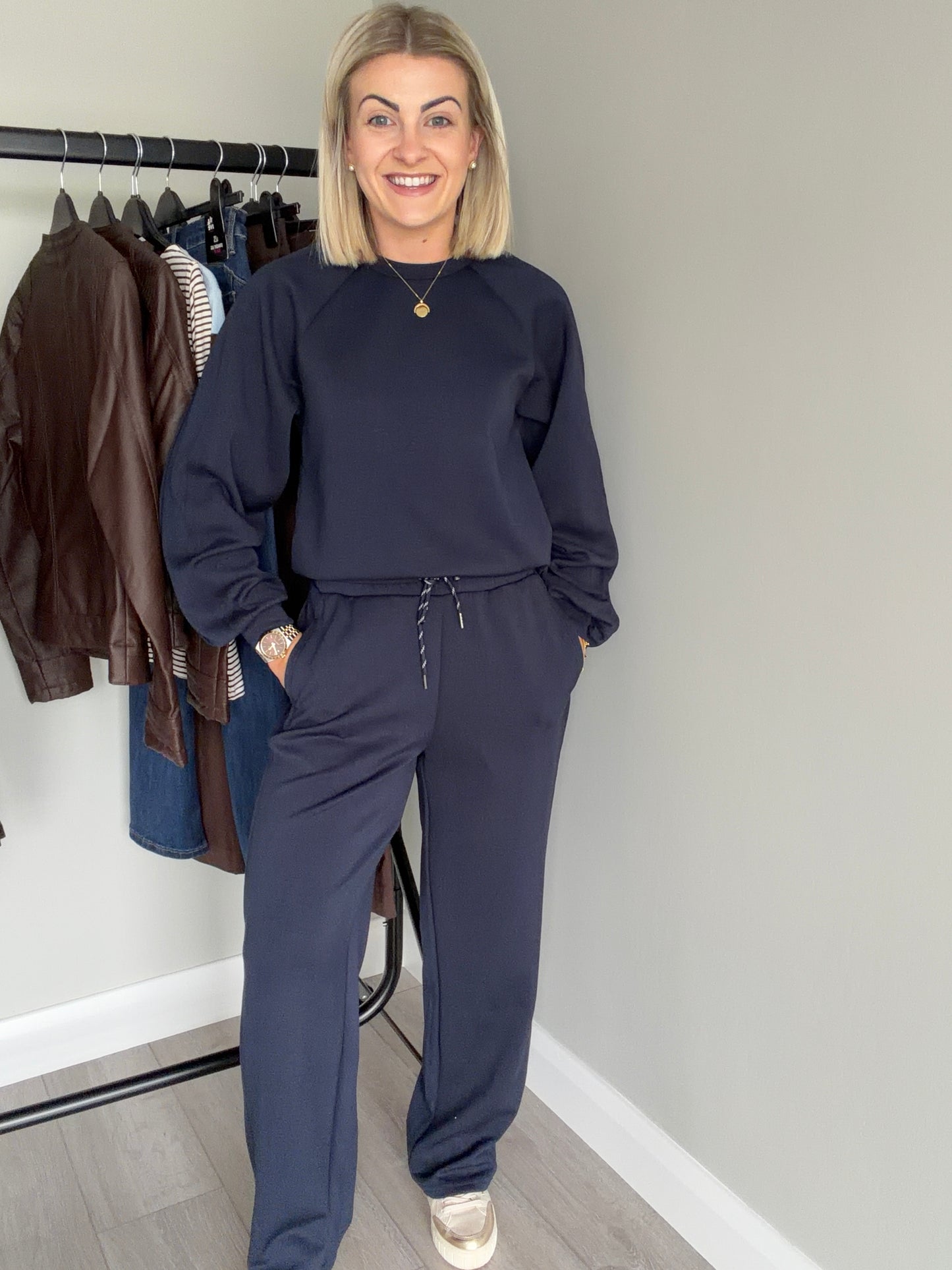 B.Young BYpusti Dark Sapphire String Trousers