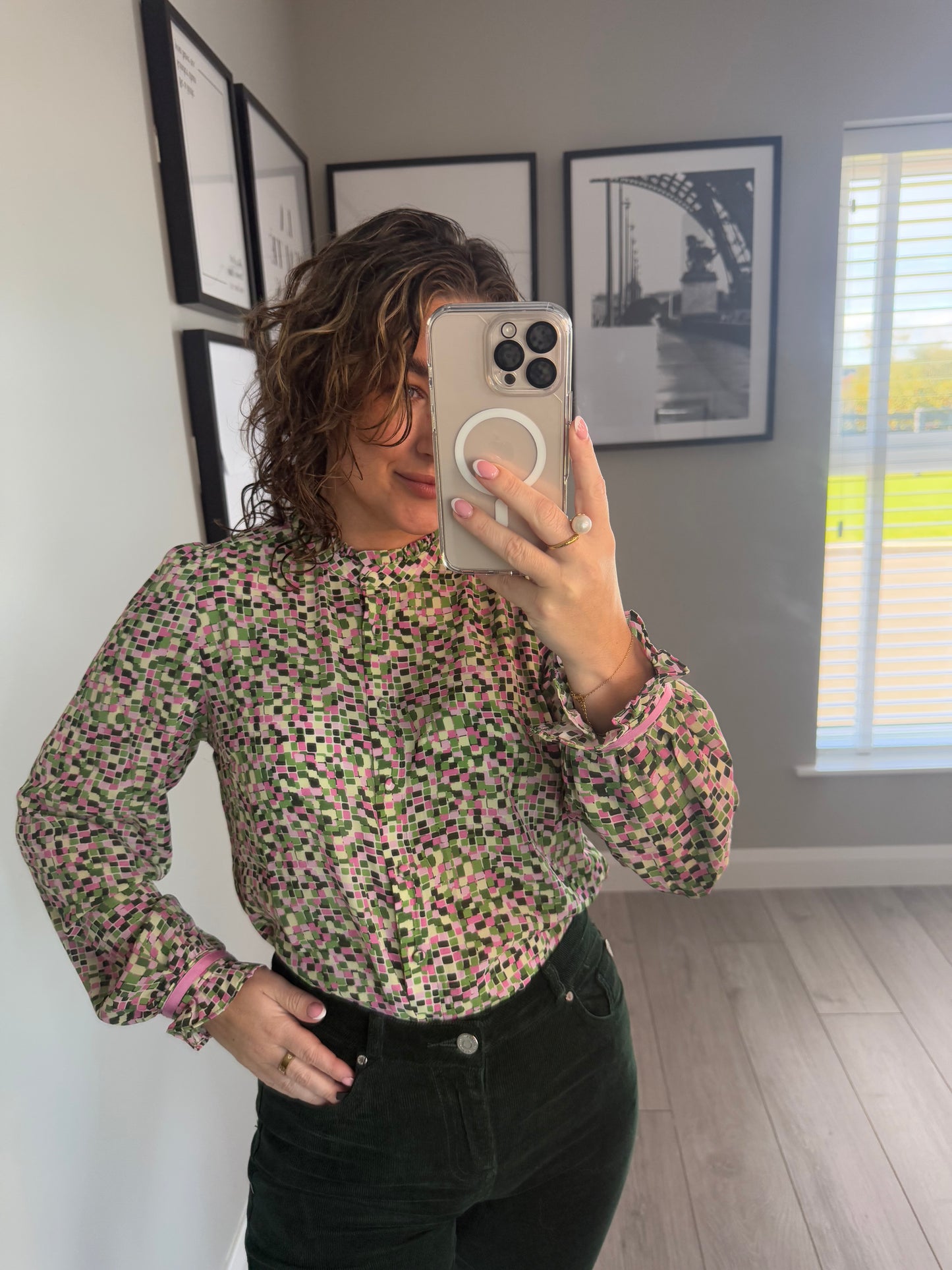 Rant & Rave Kassandra Green Blouse