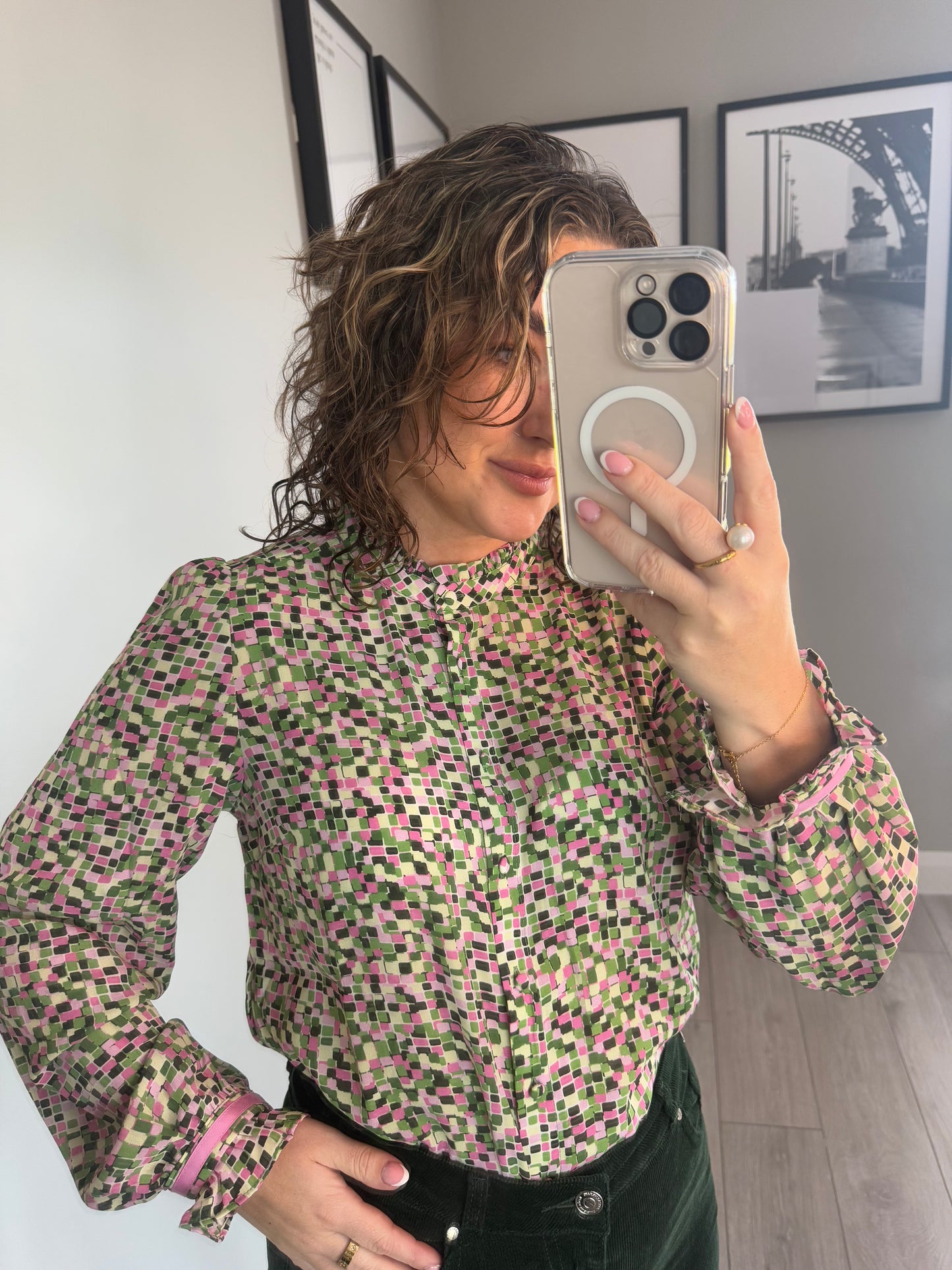 Rant & Rave Kassandra Green Blouse