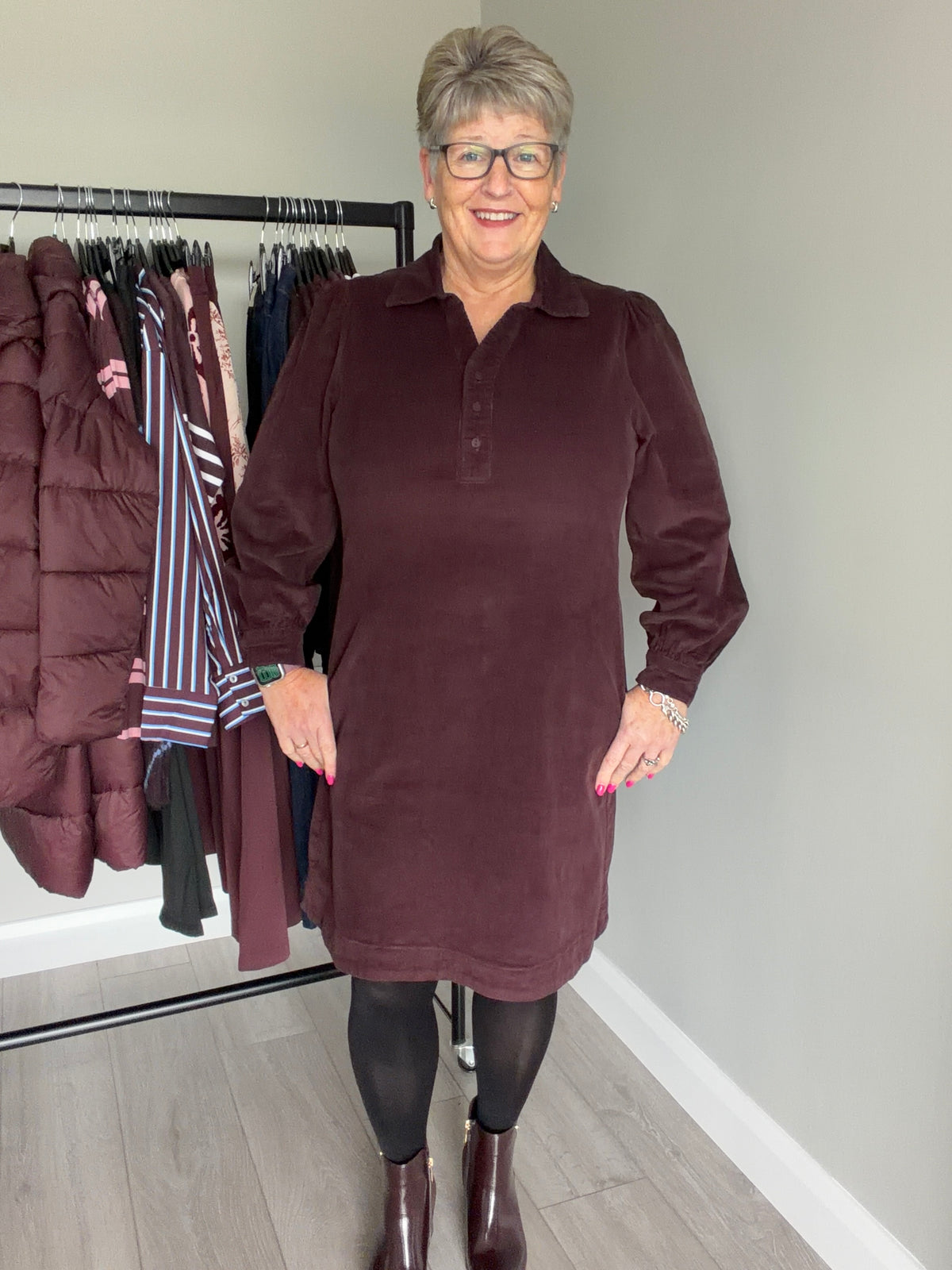 B.Young BYelna Fudge Cord Dress