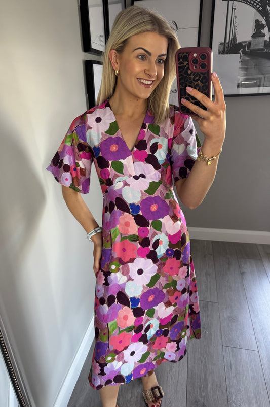 Rant & Rave Angela Pink Dress