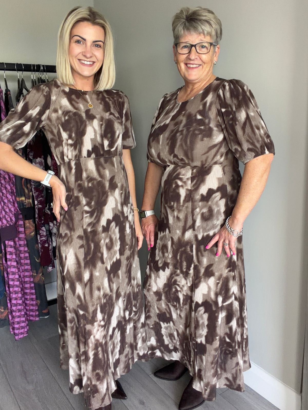 Freequent Desert Taupe/Mole Dress