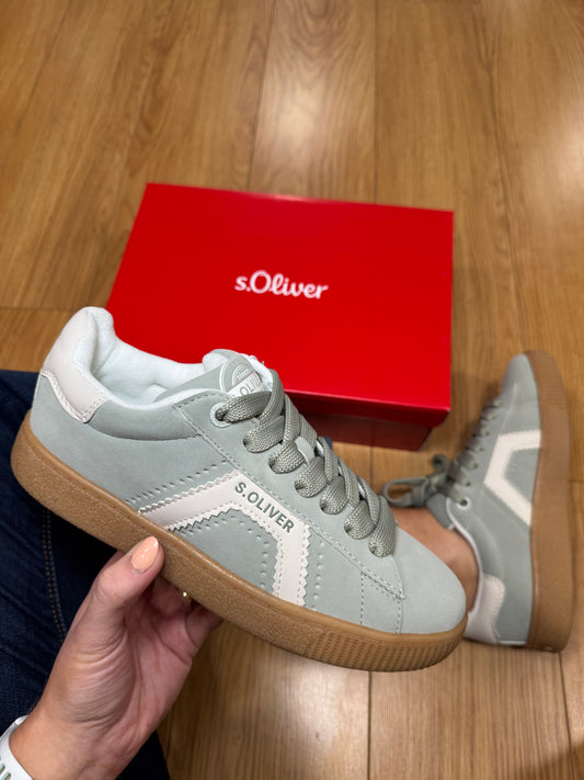 S. Oliver Pistachio Trainer