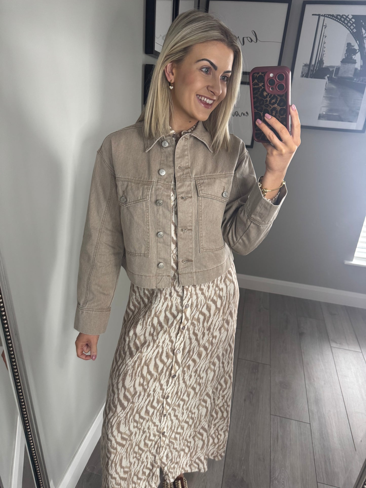 B.Young BYlupina Taupe Jacket