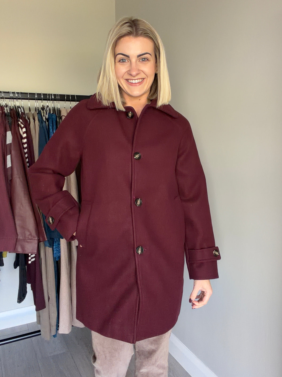 Rant & Rave Georgia Deep Port Coat