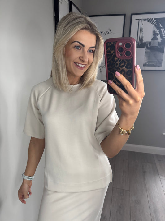 B.Young BYpusti Beige T-Shirt