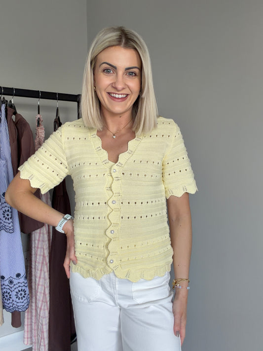 B.Young BYnaski Lemon Cardigan
