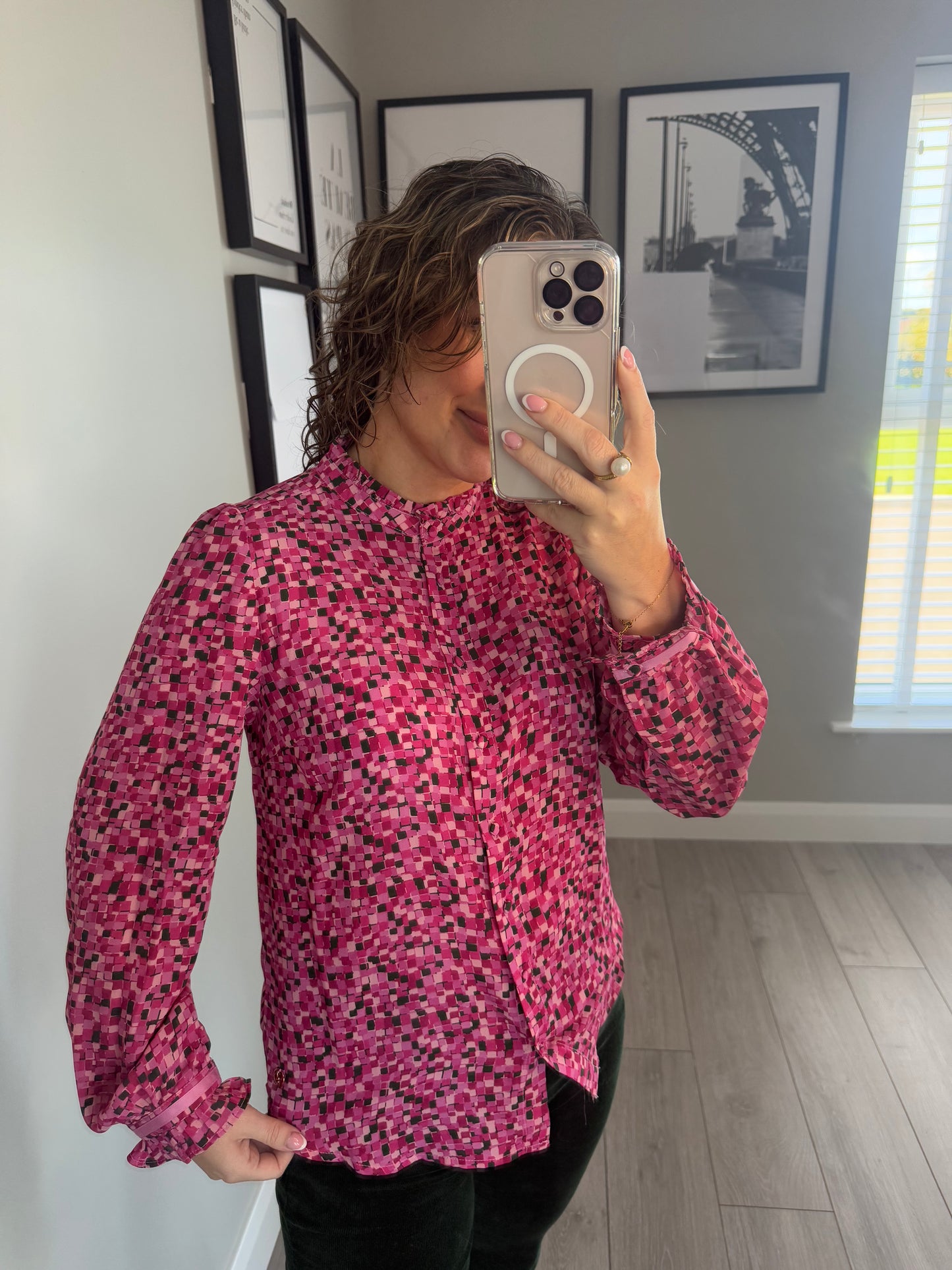 Rant & Rave Kassandra Pink Blouse