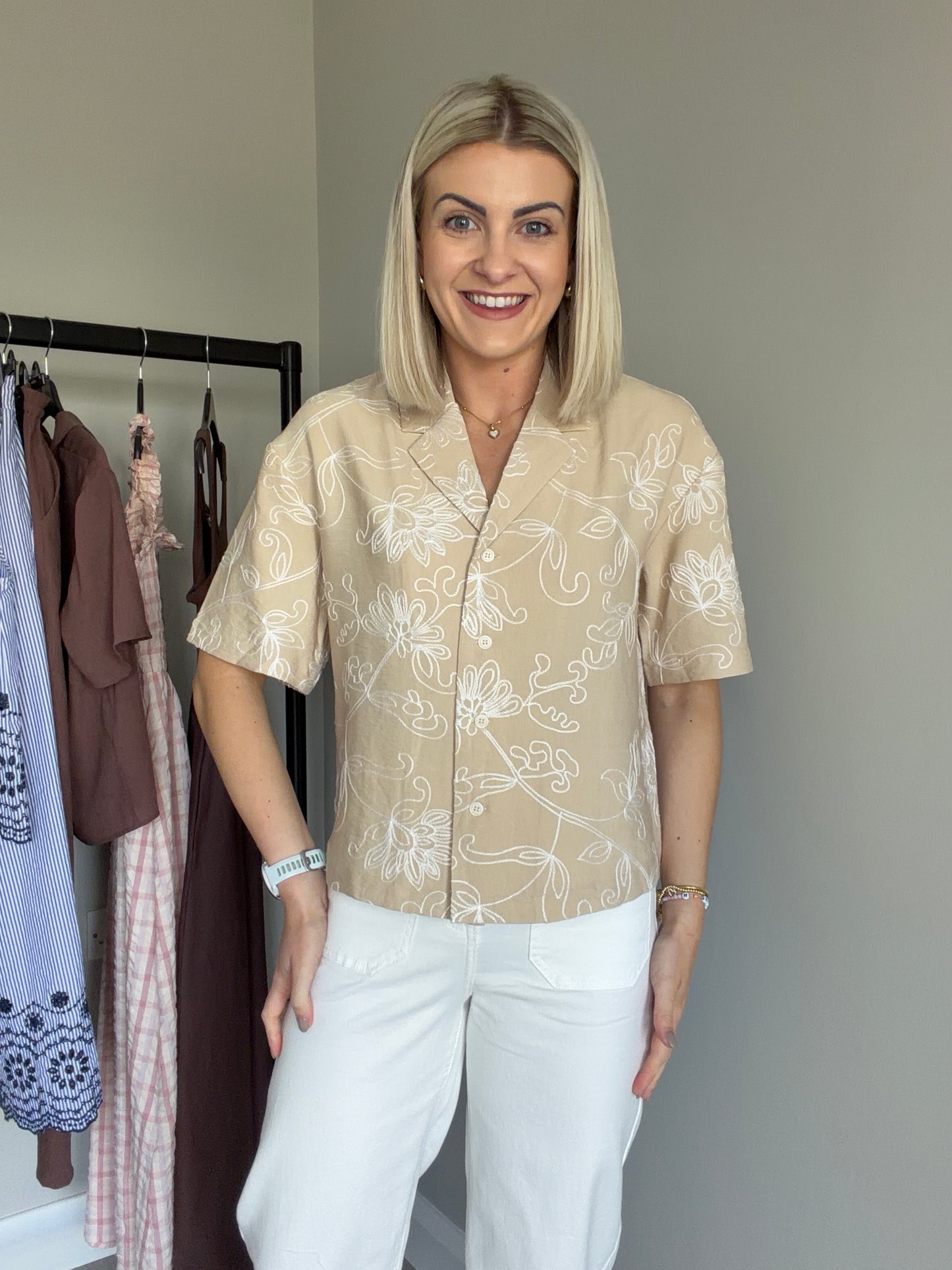 B.Young BYdaida Humus Flower Shirt