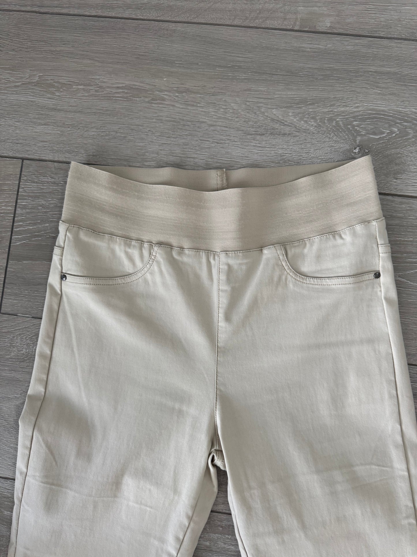 Freequent Beige Elasticated Crops