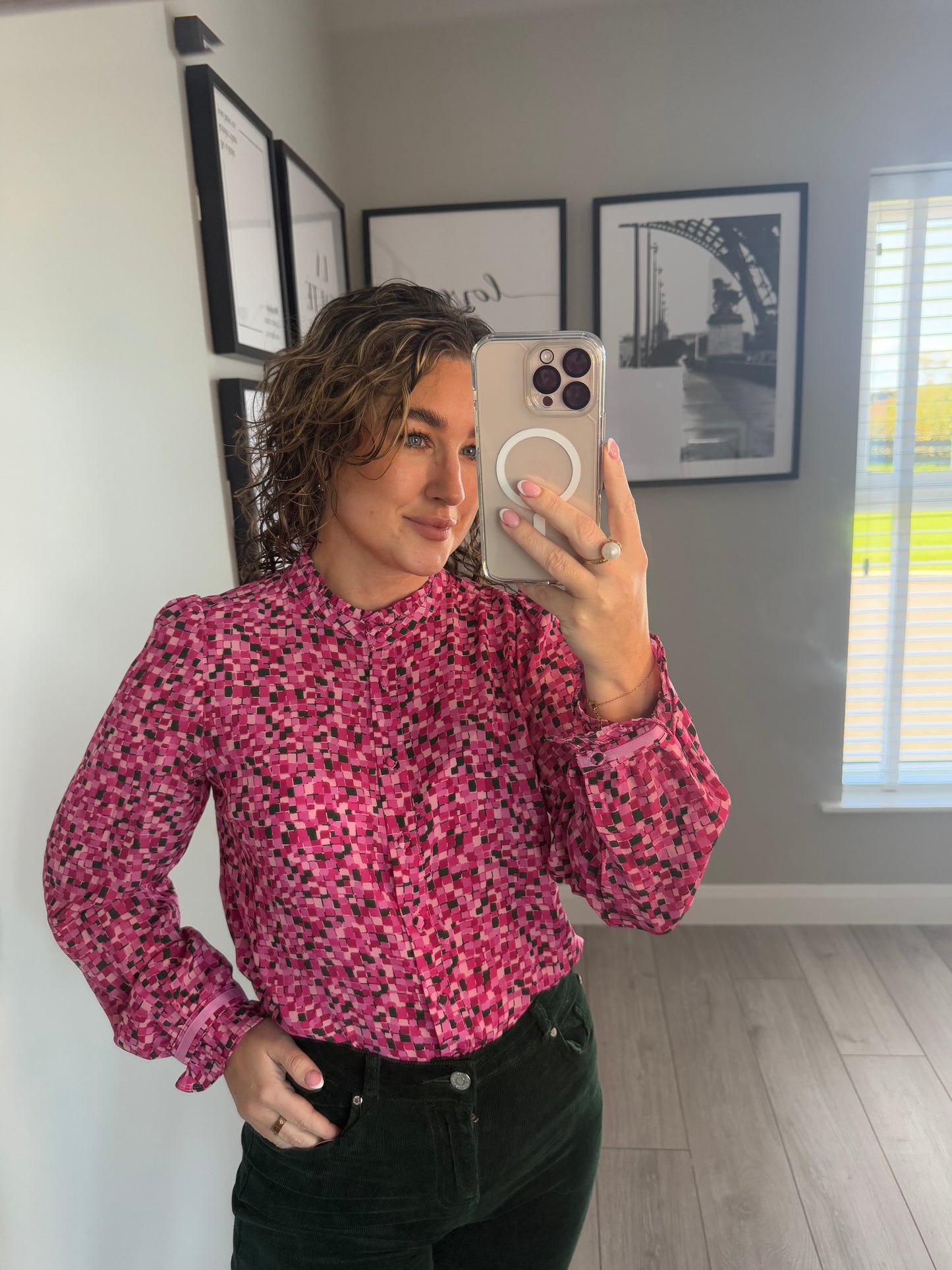 Rant & Rave Kassandra Pink Blouse
