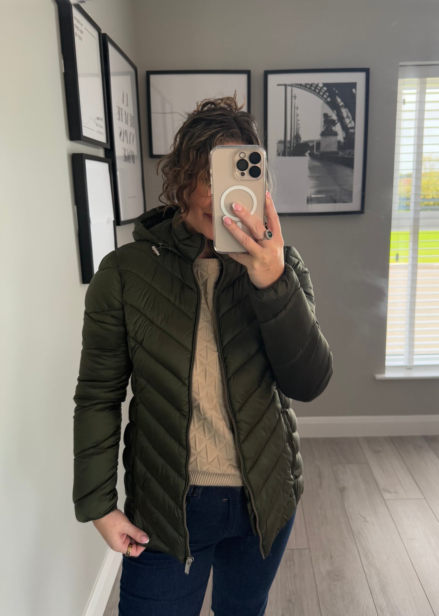 Emreco Olive Packaway Jacket