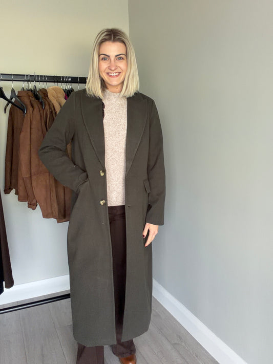 Rant & Rave Olivia Deep Moss Coat