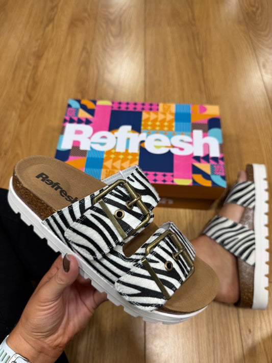 Refresh White Zebra Slider