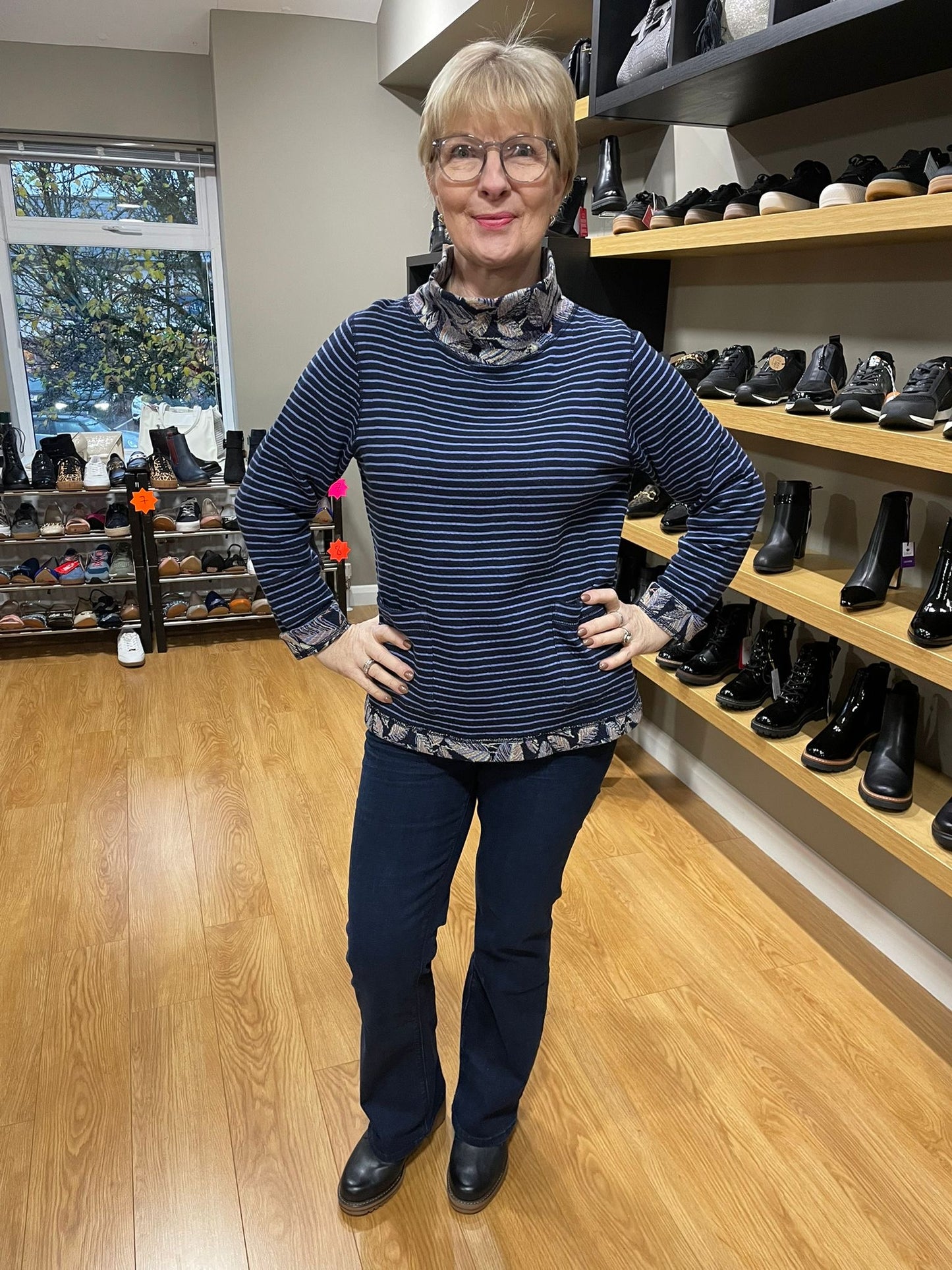 Adini Bhavi Reversible Autumn Leaf Top