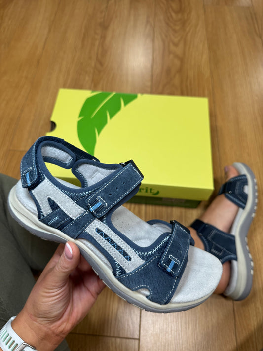 Free Spirit Ziri Navy Velcro Sandal