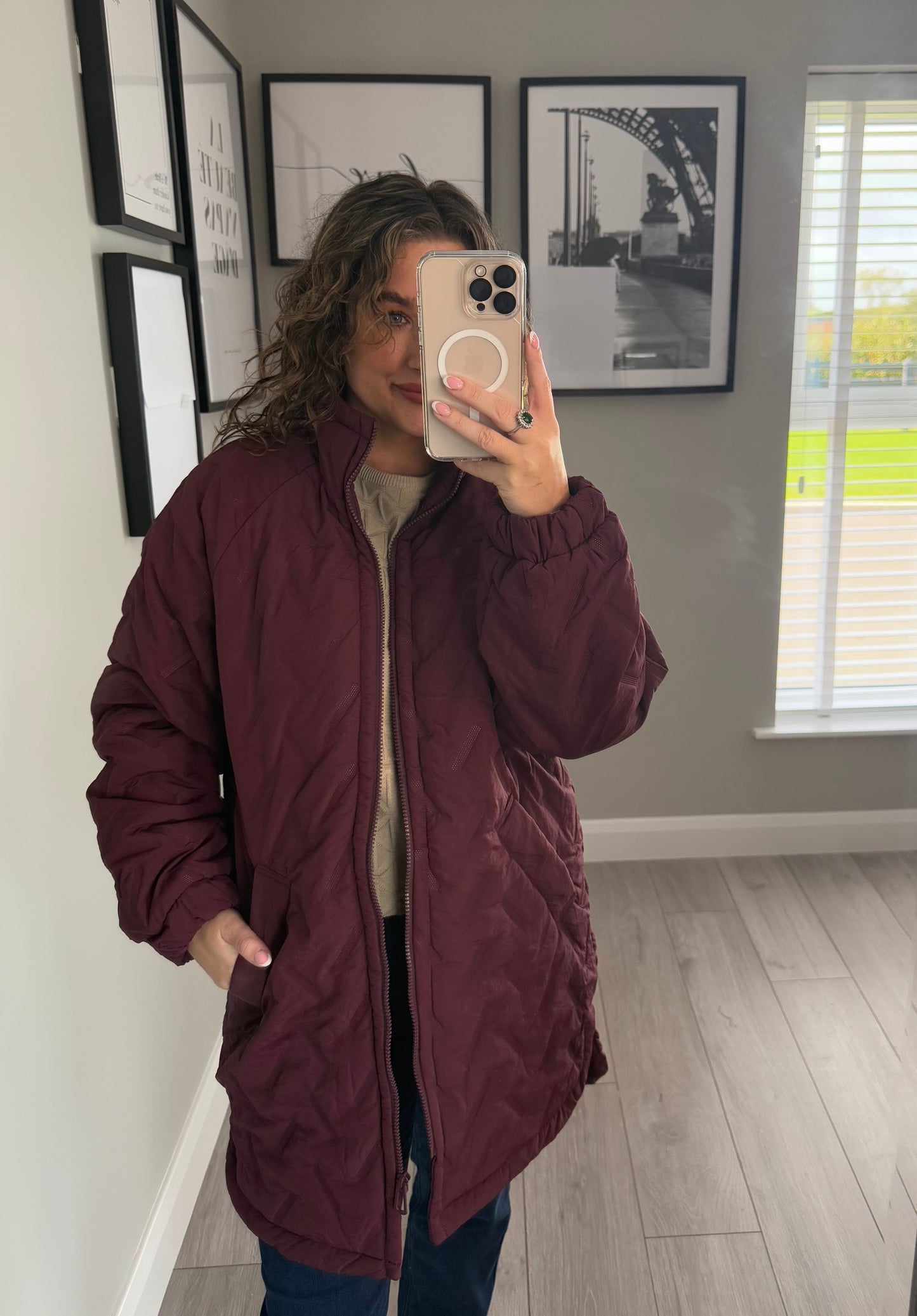 Freequent Burgundy Coat