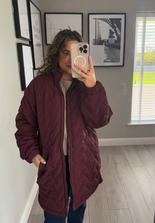 Freequent Burgundy Coat