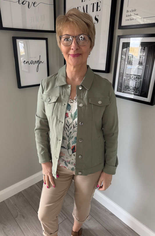 Emreco Khaki Bengaline Jacket