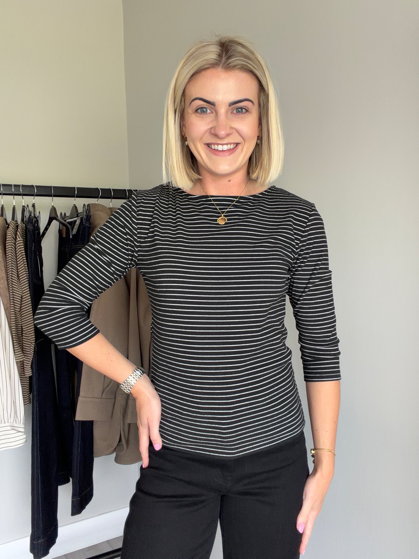 Rant & Rave Molly Black Top