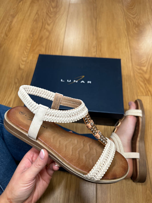 Lunar Portofino Natural Rope Sandal