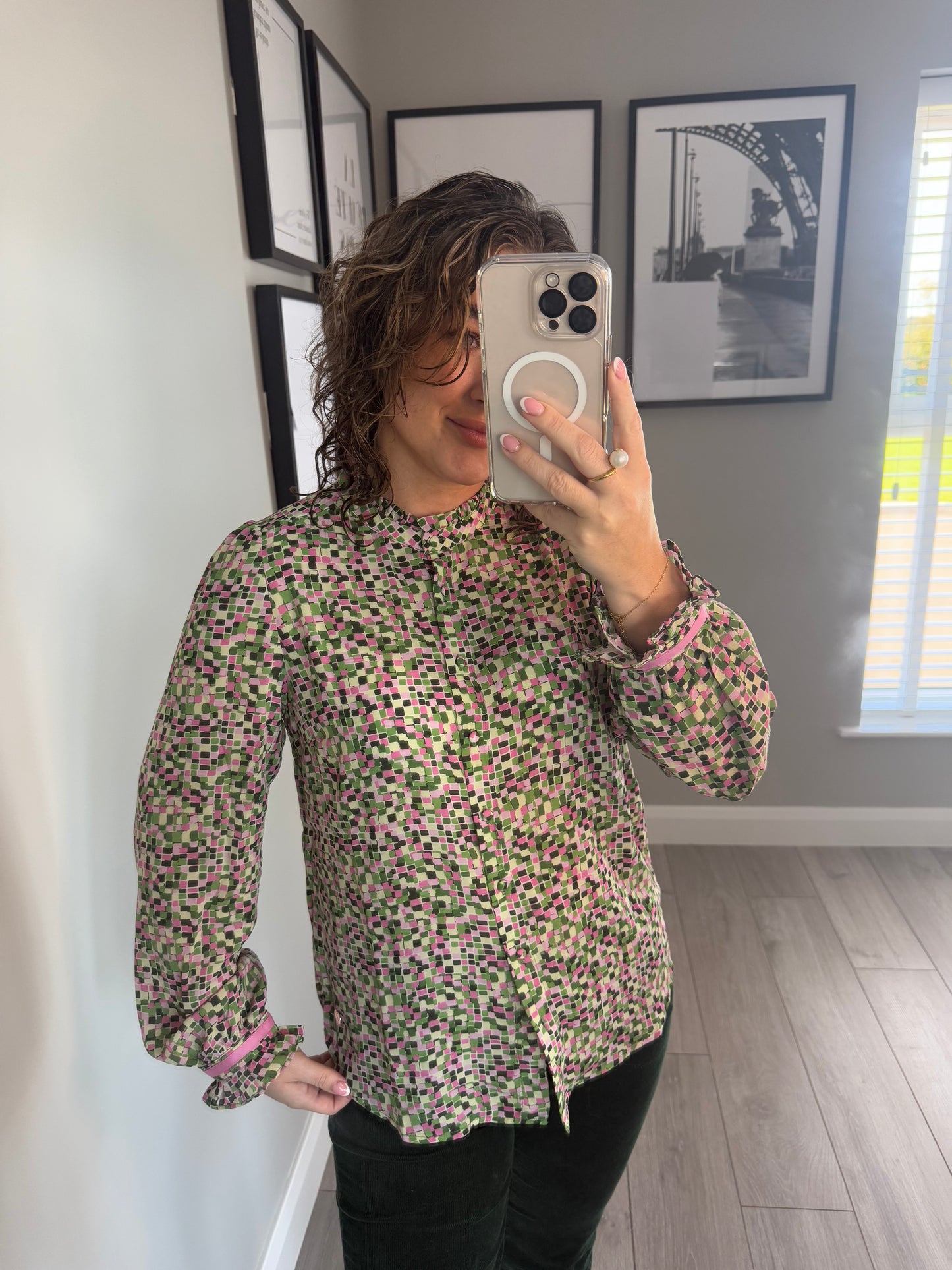 Rant & Rave Kassandra Green Blouse