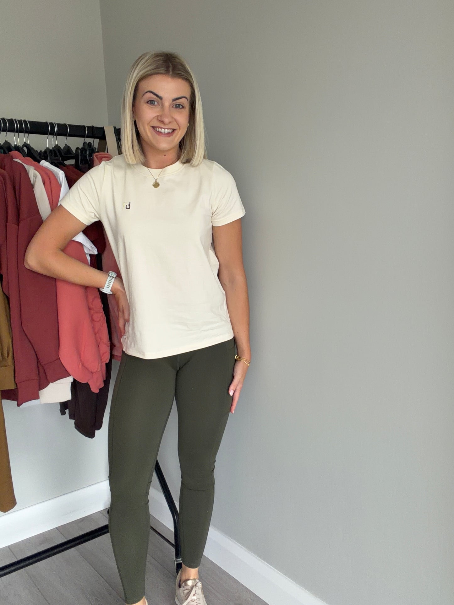 Relax & Renew Nessa Khaki Leggings