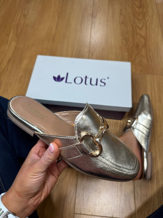 Lotus Taylor Gold Slip On