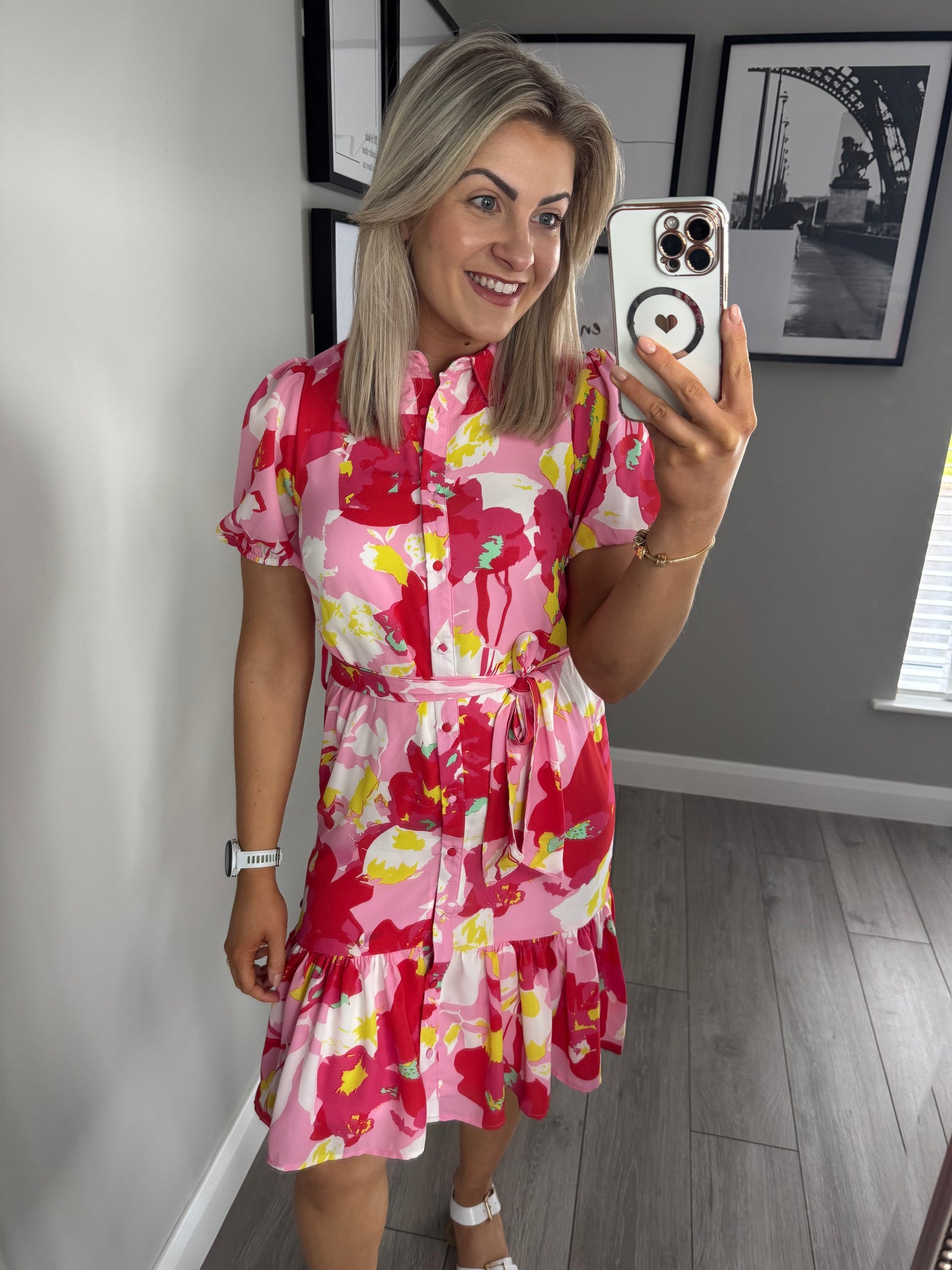Rant & Rave Monica Pink Dress