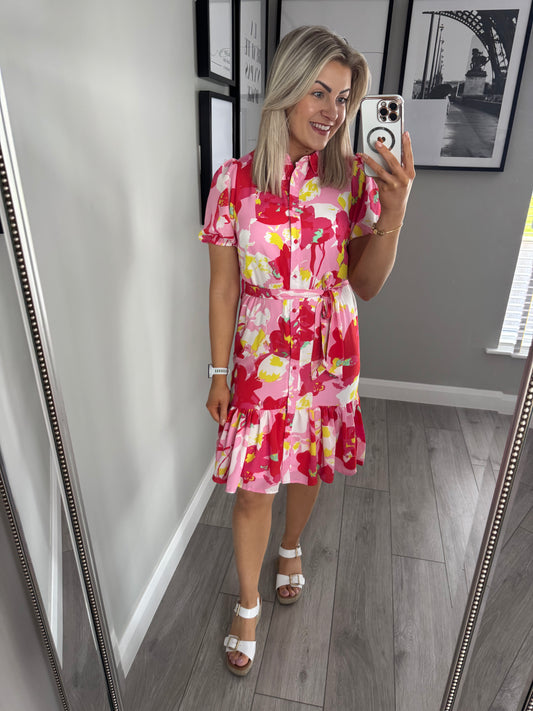 Rant & Rave Monica Pink Dress