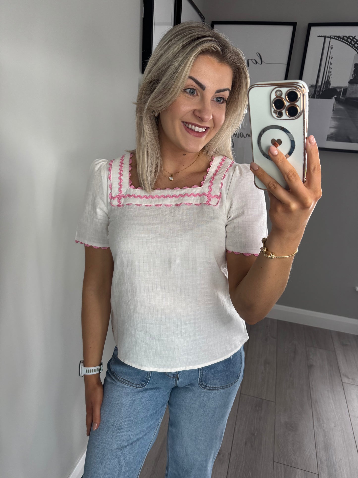 Rant & Rave Reyna White Top